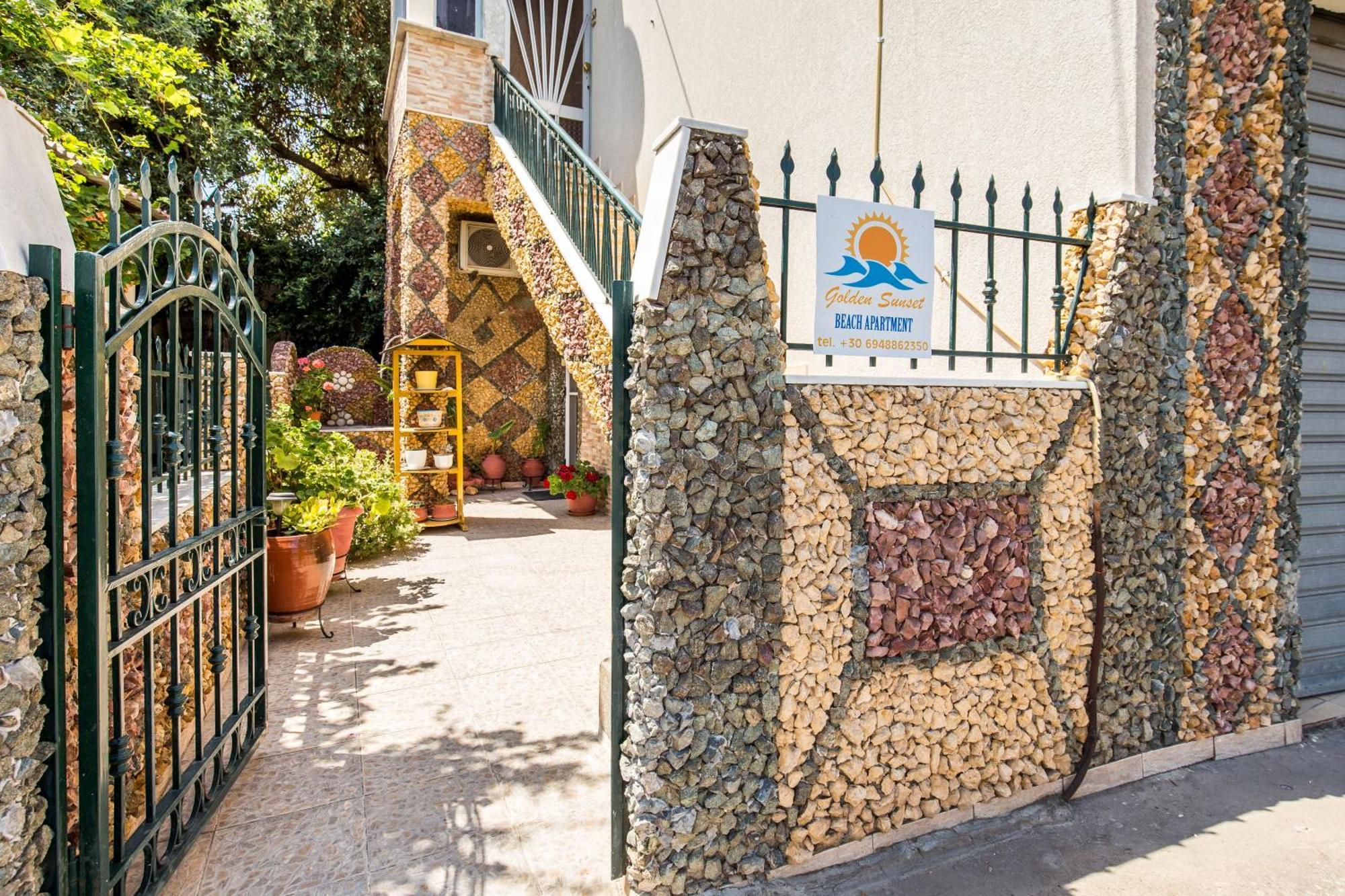 Golden Sunset Beach Apartment Skála Kallirákhis المظهر الخارجي الصورة